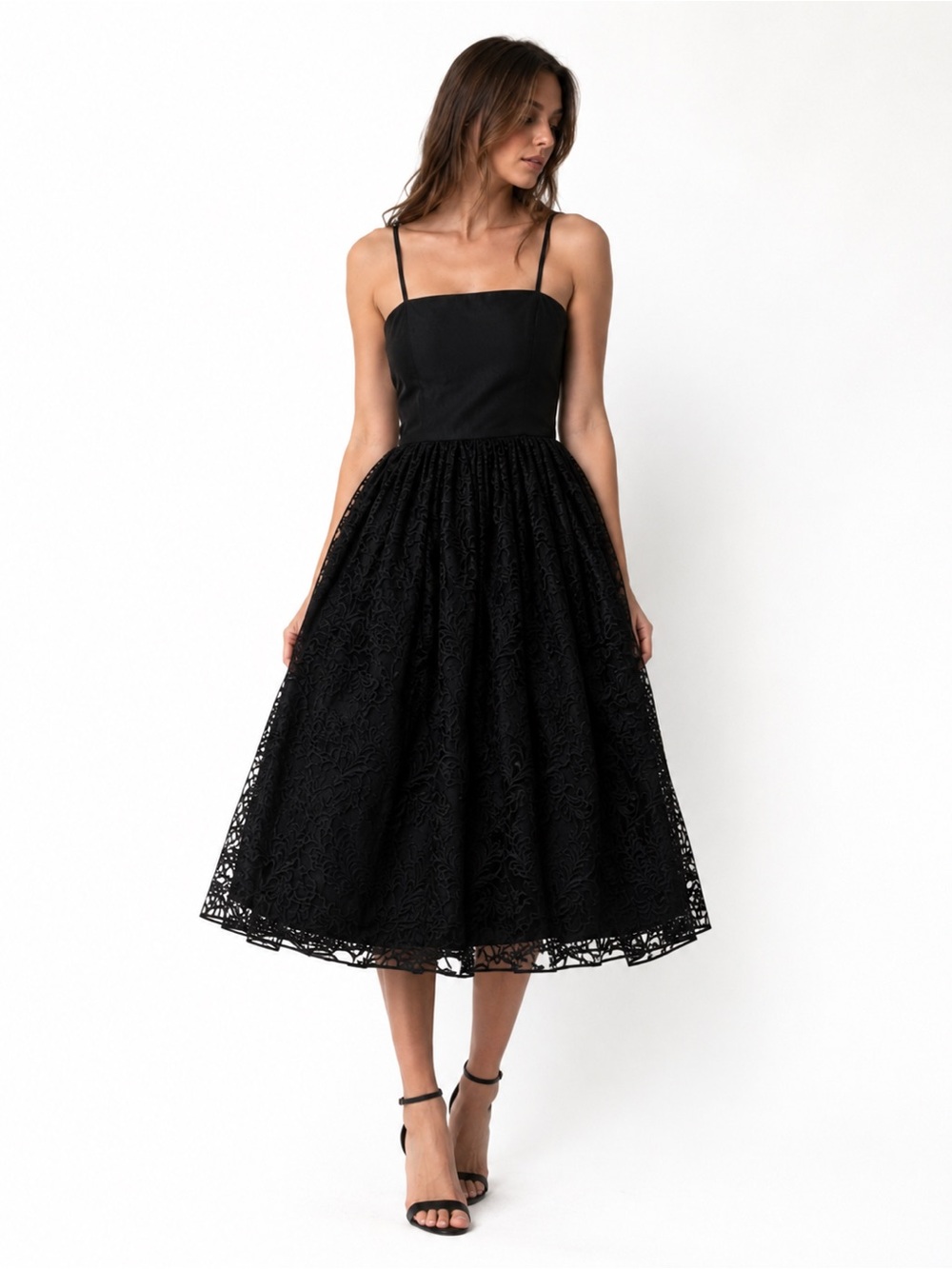 Nolan Miller Dynasty Collection Dress Authentic Black Mini Cocktail Vintage Gown